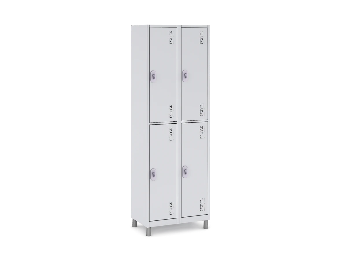 Armário de aço com 4 portas grandes